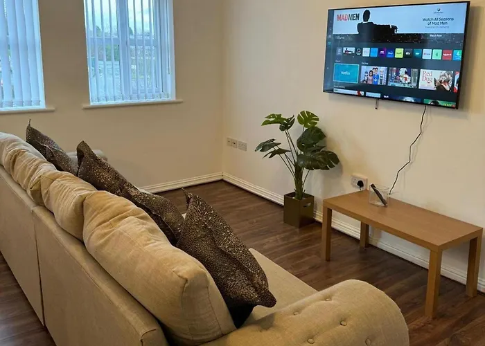 Apt Sleeps5-Parkg-Netflix-Near City Centre Etihad